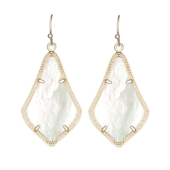 Kendra Scott Jewelry - Kendra Scott Alex gold drop earrings, Ivory mother of pearl